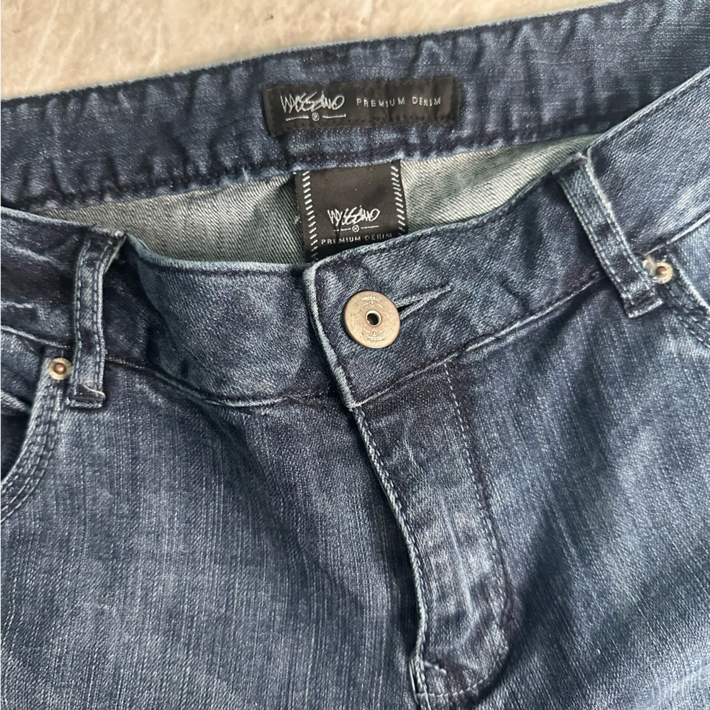 Y2K Mossimo Premium Denim Bootcut Dark Wash Jeans Size 8 Cropped